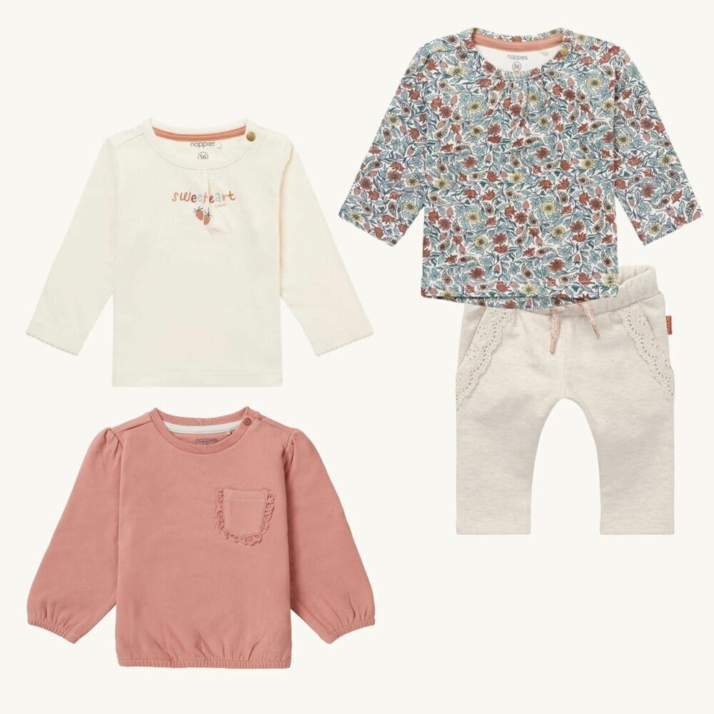 NWT - Organic premium brand wardrobe for baby girl​​​​​